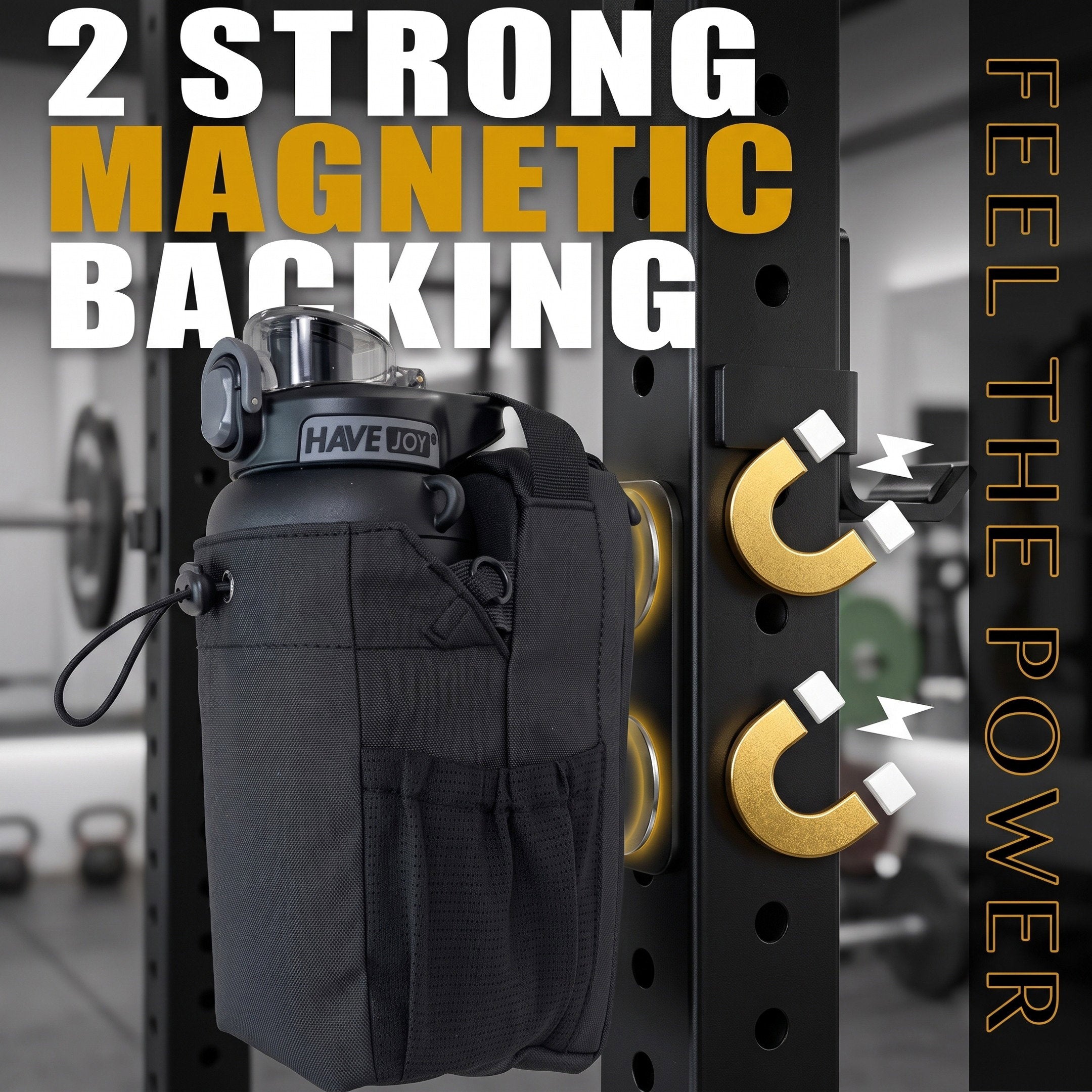 Magnetic Fitness Tote Bag